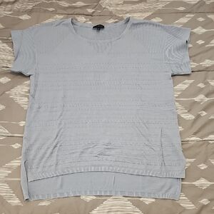 The Limited Light Blue Short Sleeve Knit Tee
